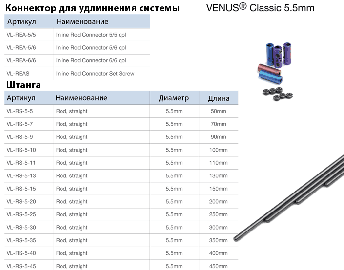     VENUS Classic 5.5 mm / 